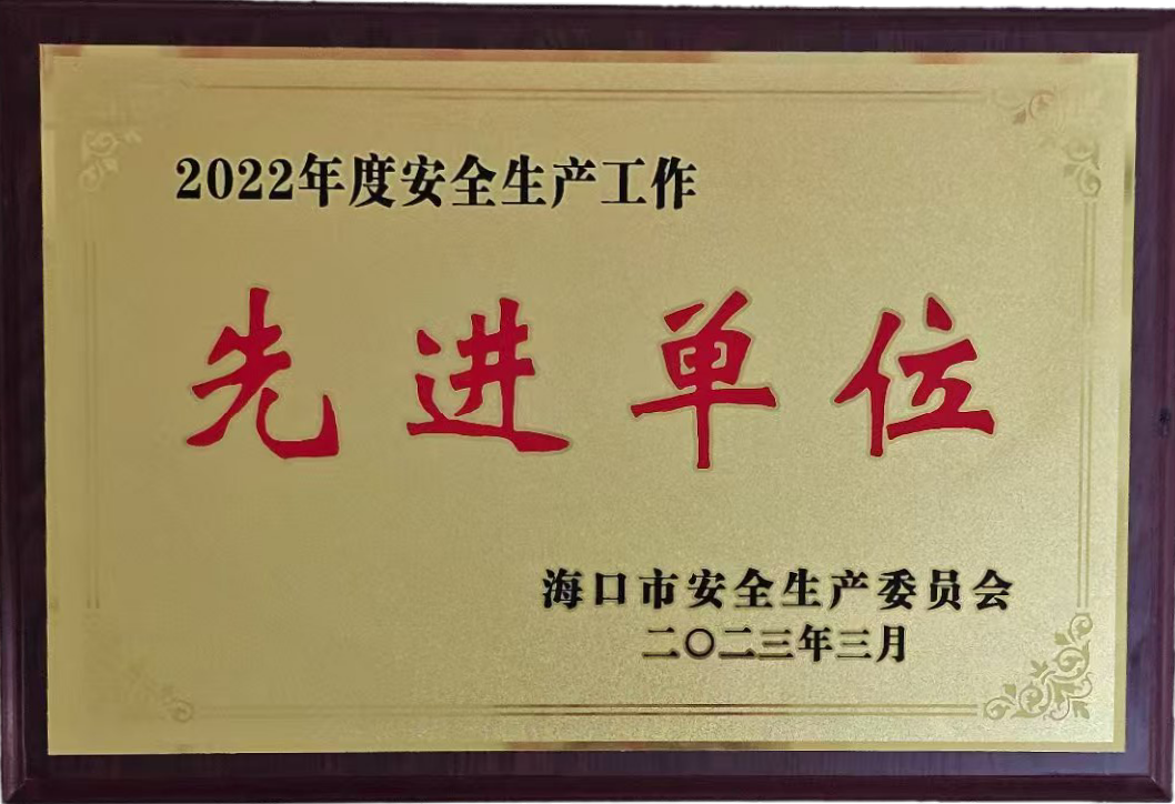 2022年度安全生产工作先进单位